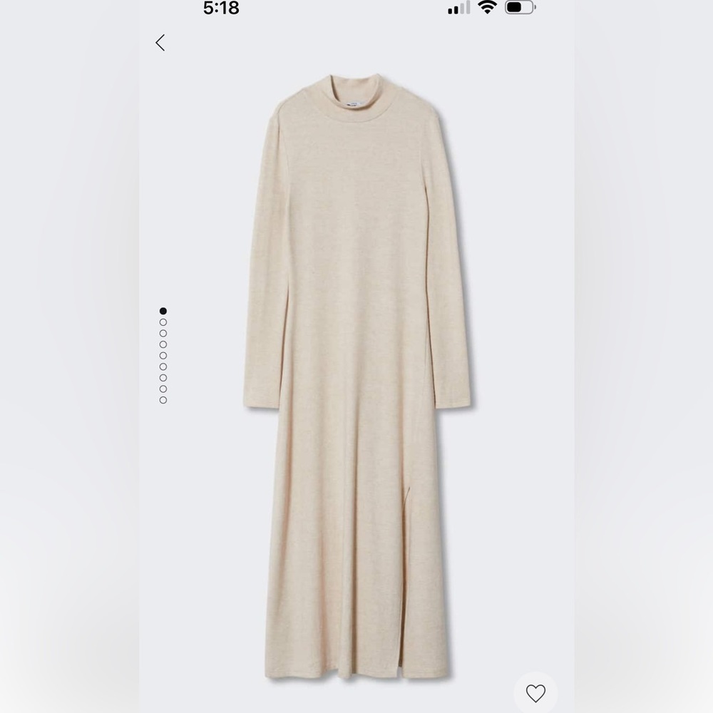 Turtle neck mango dress